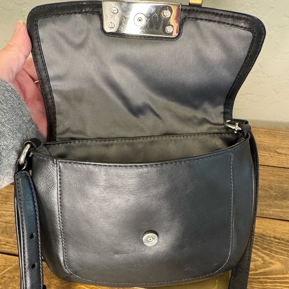 EUC COACH WOVEN LEATHER KRISTEN CROSSBODY BAG - Picture 6 of 6